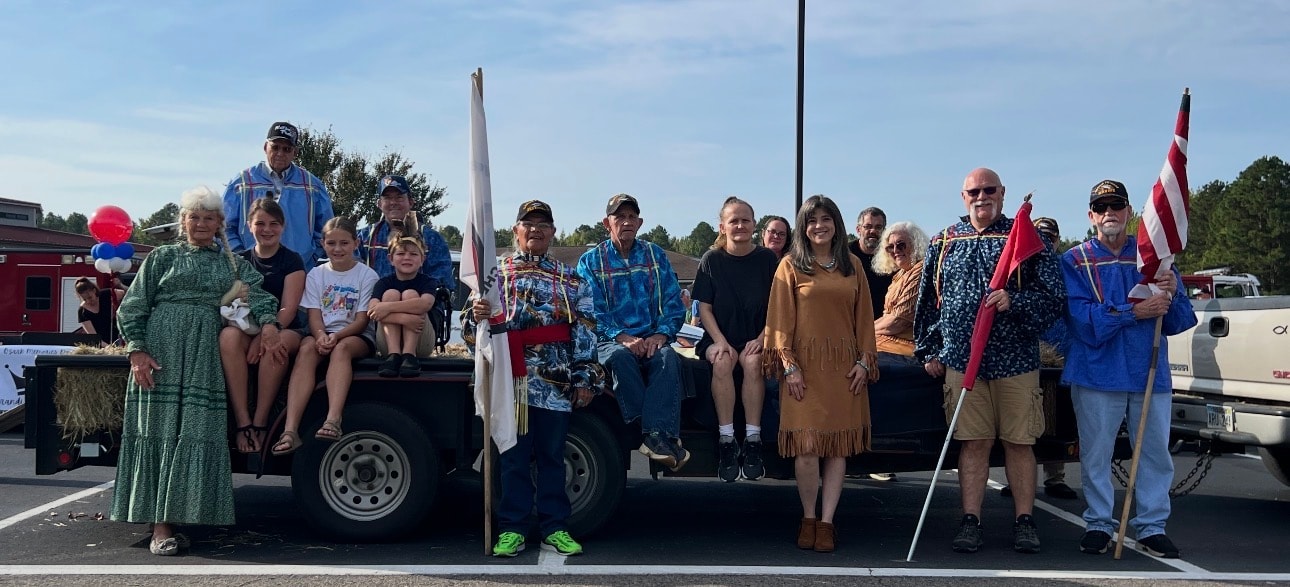 Sovereign Chickamauga Cherokee Tribe of Arkansas — First Place parade float, Dover, AR