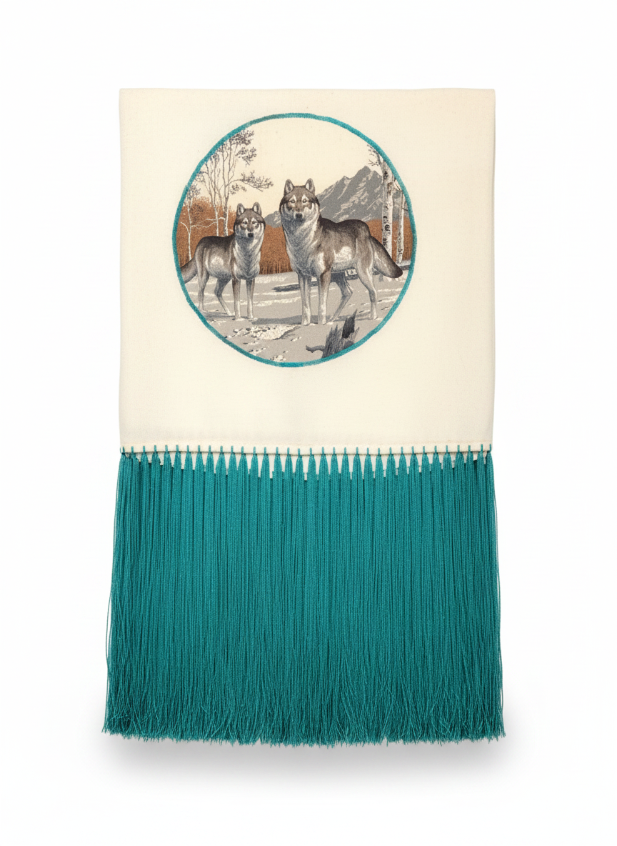 Fancy Dance Shawl — Wolf & Teal Fringe